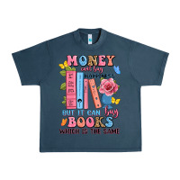 Midnight Navy money can't buy happiness but it can buy books whi Urban Heavy Tee - JahusDesignShop