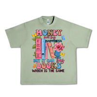 Oil Green money can't buy happiness but it can buy books whi Urban Heavy Tee - JahusDesignShop
