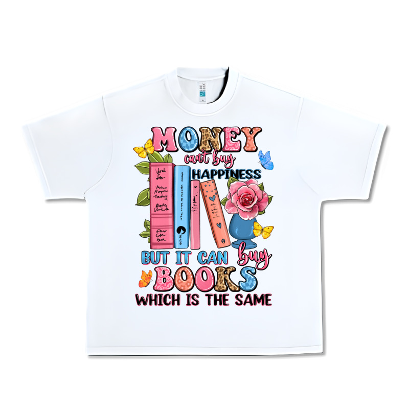 Money Can't Buy Happiness But It Can Buy Books Whi Urban Heavy Tee by JahusDesignShop | Teevron