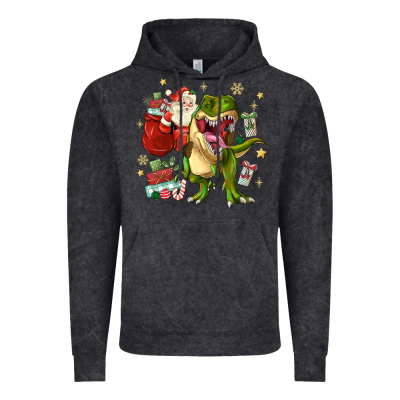 Christmas Dinosaur Vintage Hoodie by MaliasSmallBusiness | Teevron