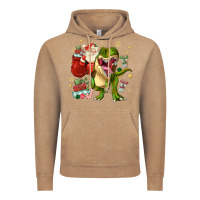 Vintage Coffee Christmas dinosaur Vintage Hoodie - MaliasSmallBusiness