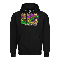 Mardi Gras Zipper Hoodie | Teevron