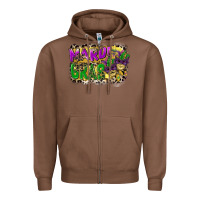 Chestnut mardi gras Zipper Hoodie - CowGirlArtShop