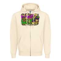 Sandshell mardi gras Zipper Hoodie - CowGirlArtShop