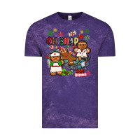 Cloud Purple oh snap christmas Vintage Tee - MaliasSmallBusiness