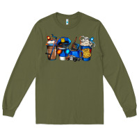 Army Green police coffee Long Sleeve Tee - Jasminsmagicworld