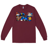 Burgundy police coffee Long Sleeve Tee - Jasminsmagicworld