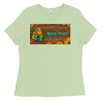 Matcha preview custom cowboy boots sunflowers and cactus license plate Ladies Tee - Artiststas