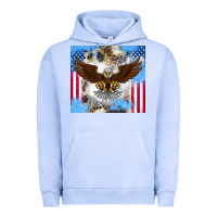 Pigment Grape Ice America Eagle Urban Hoodie - CowhideDigitalArt