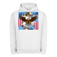 Pigment Lunar Rock America Eagle Urban Hoodie - CowhideDigitalArt