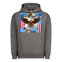 Pigment Tornado America Eagle Urban Hoodie - CowhideDigitalArt