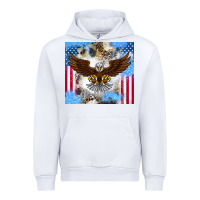 White America Eagle Urban Hoodie - CowhideDigitalArt