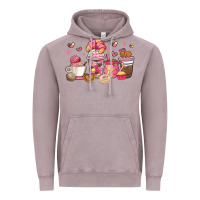 Mexican Pan Dulce Coffee Cups Vintage Hoodie | Teevron