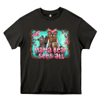 Mama Bear Sees All Heavy Core Tee | Teevron