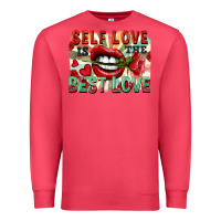 Cardinal Self love is the best love Premium Sweatshirt - FaDigitalArtStudio