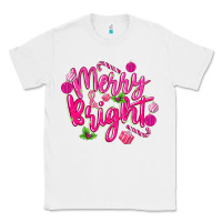 White merry and bright Classic Tee - MaliasSmallBusiness