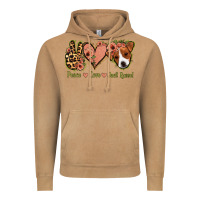 Peace Love Jack Russel Vintage Hoodie | Teevron