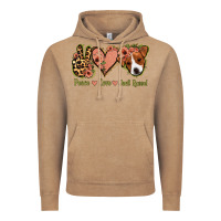 Vintage Coffee Peace Love Jack Russel Vintage Hoodie - Jasminsmagicworld