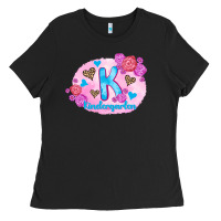 Black back to school flowers kindergarten 3200x2400 Ladies Tee - AdoDesignShop