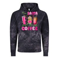 Cloud Black dear santa just bring coffee Vintage Hoodie - MaliasSmallBusiness