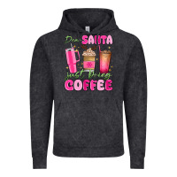 Vintage Black dear santa just bring coffee Vintage Hoodie - MaliasSmallBusiness