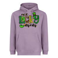 Lavender One lucky mom St. Patrick's Heavyweight Hoodie - OliviaCreatesArt
