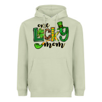 Matcha One lucky mom St. Patrick's Heavyweight Hoodie - OliviaCreatesArt