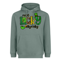 Sage One lucky mom St. Patrick's Heavyweight Hoodie - OliviaCreatesArt