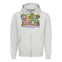 Dove Grey laissez les bons temps router Zipper Hoodie - CowGirlArtShop