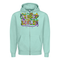 Seafoam laissez les bons temps router Zipper Hoodie - CowGirlArtShop