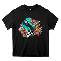 Black race sunflower patches Heavy Core Tee - AdoDesignShop