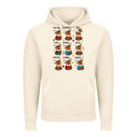 Vintage Artic christmas reindeers Vintage Hoodie - MaliasSmallBusiness