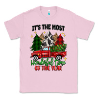 Bubblegum Pink its the most wonderful time of the year Classic Tee - MaliasSmallBusiness