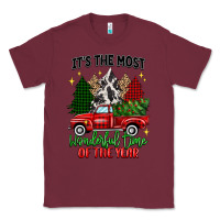 Burgundy its the most wonderful time of the year Classic Tee - MaliasSmallBusiness