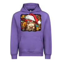 Tulip Christmas Cow Urban Hoodie - LillyAllenDesigns