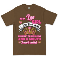 Cacao As A Leo Girl I Was Born With My Heart On My Sleeve And A Mouth Premium Tee - Jasminsmagicworld