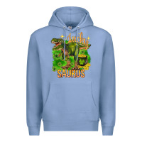 Colony Blue St. Patrick's day lucky Saurus Premium Hoodie - HowdyJamesFarm