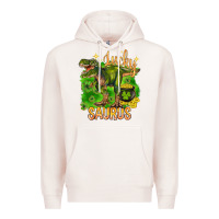Pale Pink St. Patrick's day lucky Saurus Premium Hoodie - HowdyJamesFarm