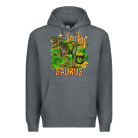 Rock St. Patrick's day lucky Saurus Premium Hoodie - HowdyJamesFarm