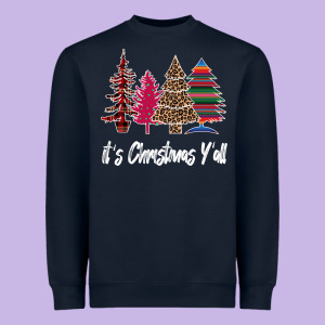 Merry Christmas Pine Tree Heavyweight Sweatshirt Designed By Bettercallsaul