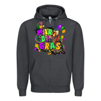 Smoke louisiana map mardi gras Zipper Hoodie - CowGirlArtShop