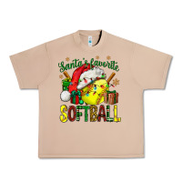 Santa's Favorite Softball Bbs Urban Heavy Tee | Teevron
