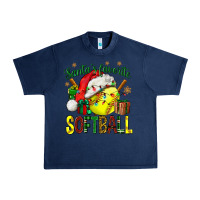 Navy santa's favorite softball bbs Urban Heavy Tee - BundleAndBundleShop