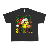 Pigment Black santa's favorite softball bbs Urban Heavy Tee - BundleAndBundleShop