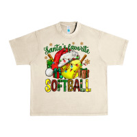 Sandshell santa's favorite softball bbs Urban Heavy Tee - BundleAndBundleShop