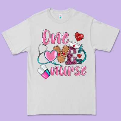 One Loved Nurse Premium Tee Designed By Barkaloodesign
