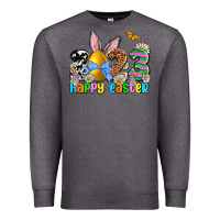 Charcoal Heather Easter Day 2023 Happy Easter Premium Sweatshirt - OliviaCreatesArt