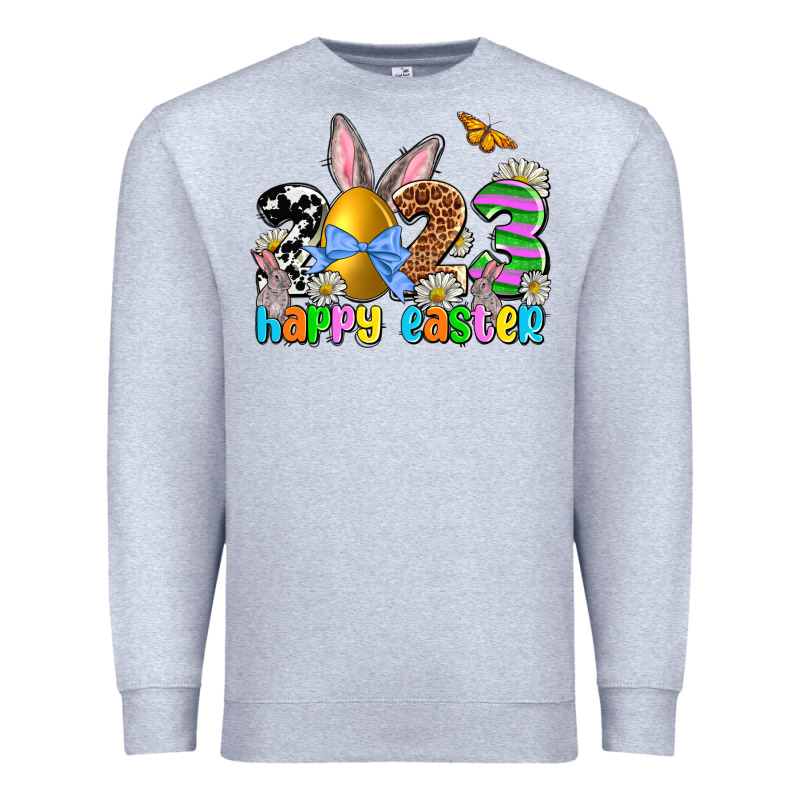 Easter Day 2023 Happy Easter Premium Sweatshirt by OliviaCreatesArt | Teevron
