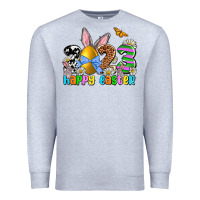 Heather Grey Easter Day 2023 Happy Easter Premium Sweatshirt - OliviaCreatesArt