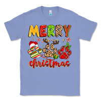 Colony Blue merry christmas paws Classic Tee - MaliasSmallBusiness